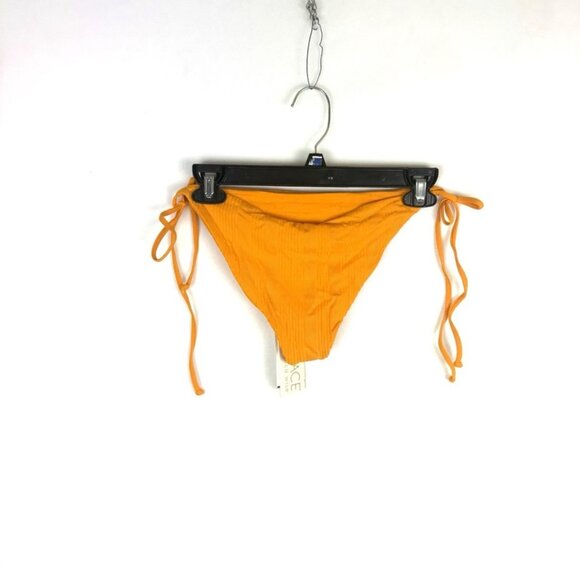 L Space Women’s Orange Side Tie Bikini Bottom Size L - Picture 2 of 3